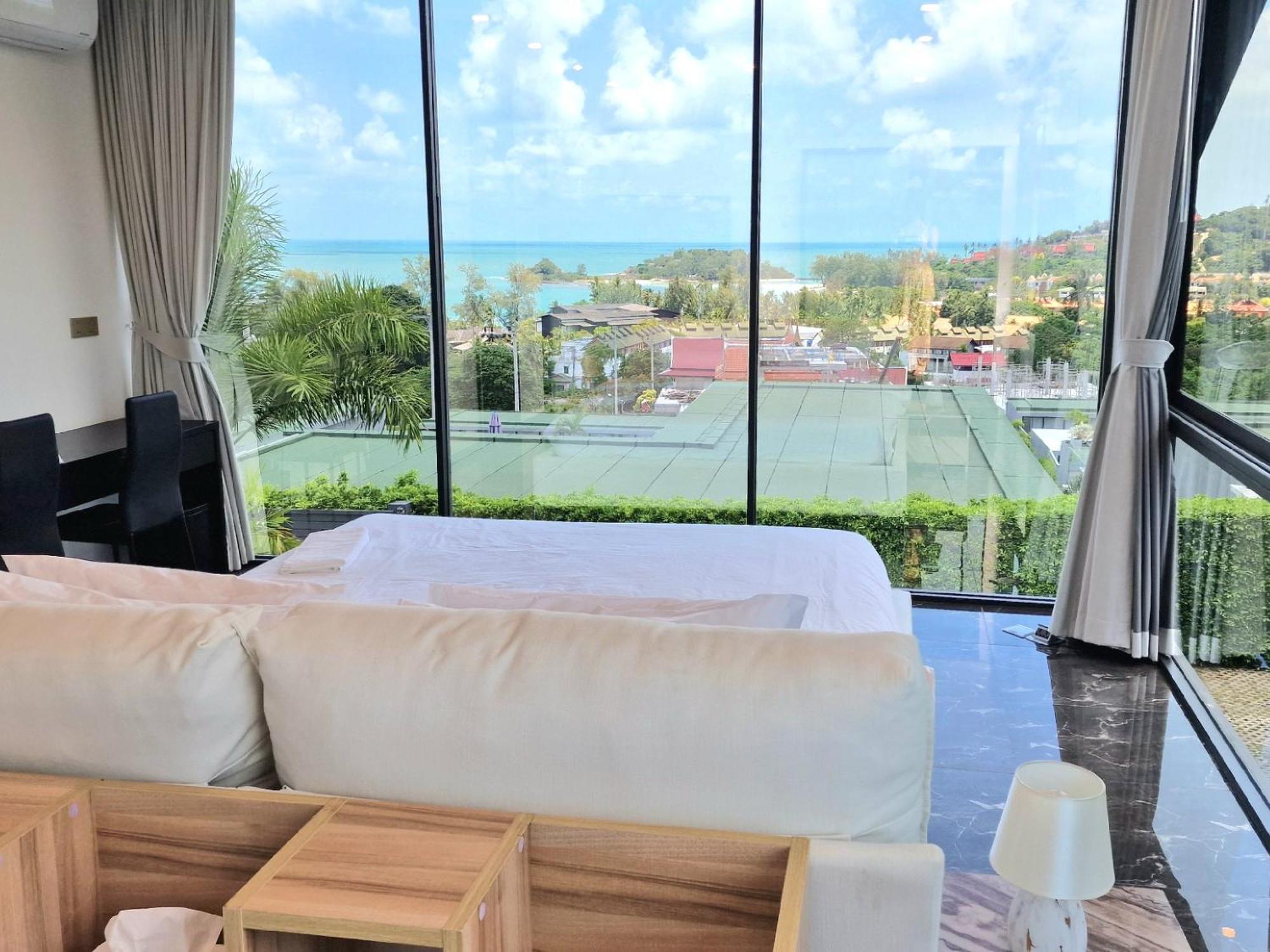 Villa Obsidian, With Staff, Sea View And Walk To Choeng Mon Beach Exteriör bild