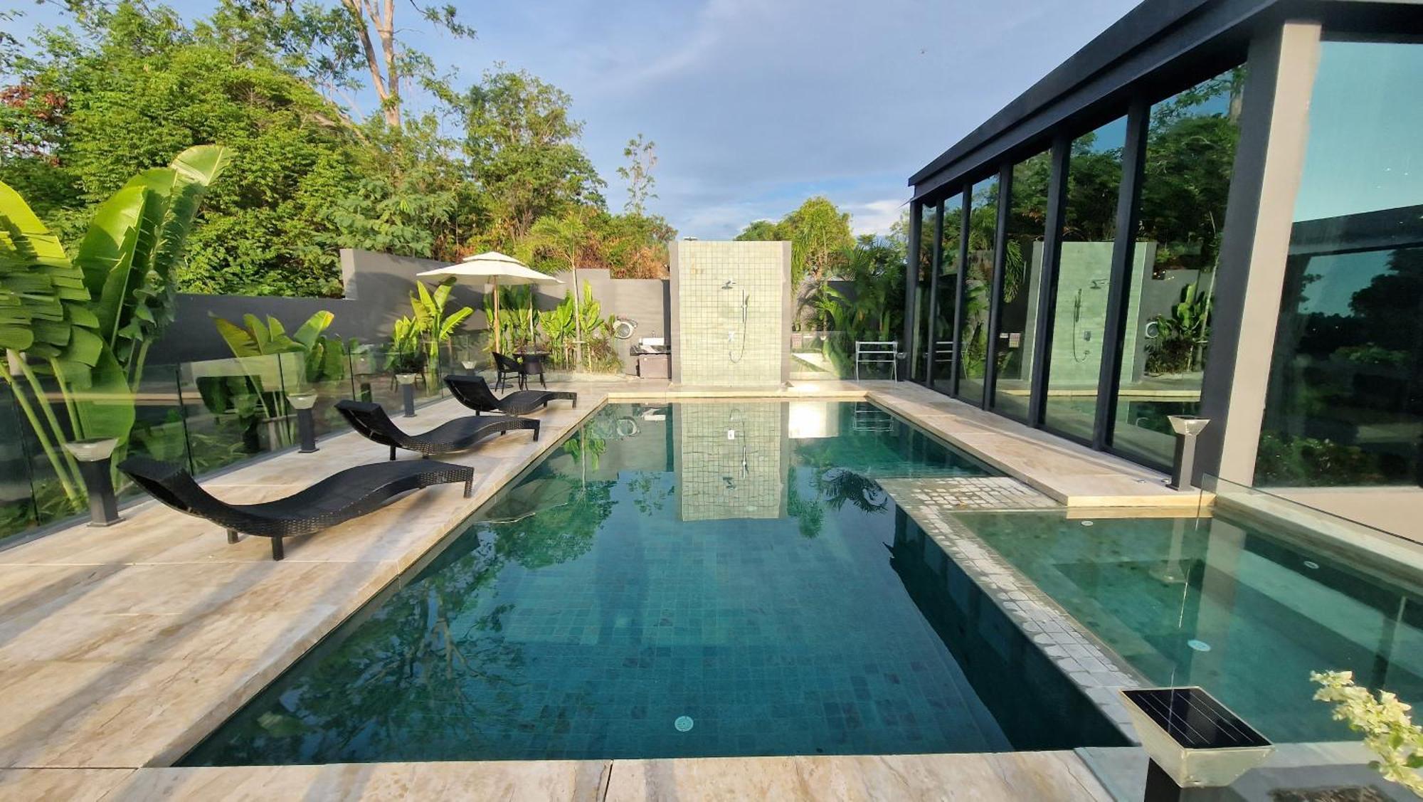Villa Obsidian, With Staff, Sea View And Walk To Choeng Mon Beach Exteriör bild