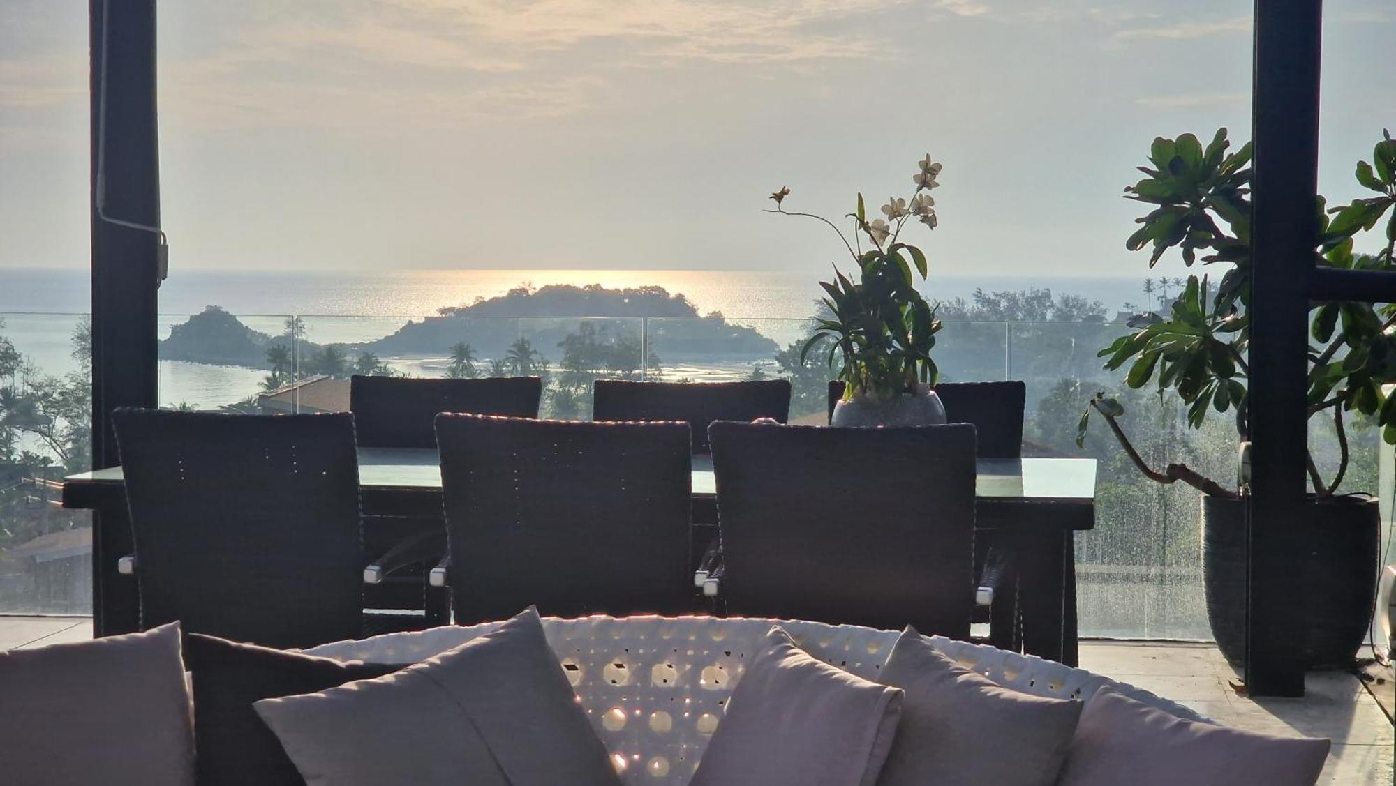 Villa Obsidian, With Staff, Sea View And Walk To Choeng Mon Beach Exteriör bild