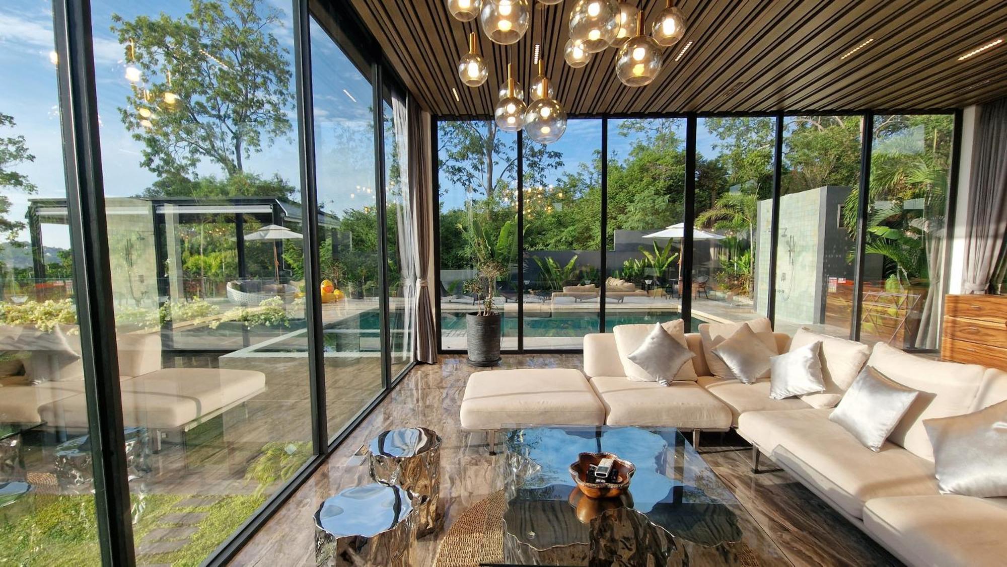 Villa Obsidian, With Staff, Sea View And Walk To Choeng Mon Beach Exteriör bild