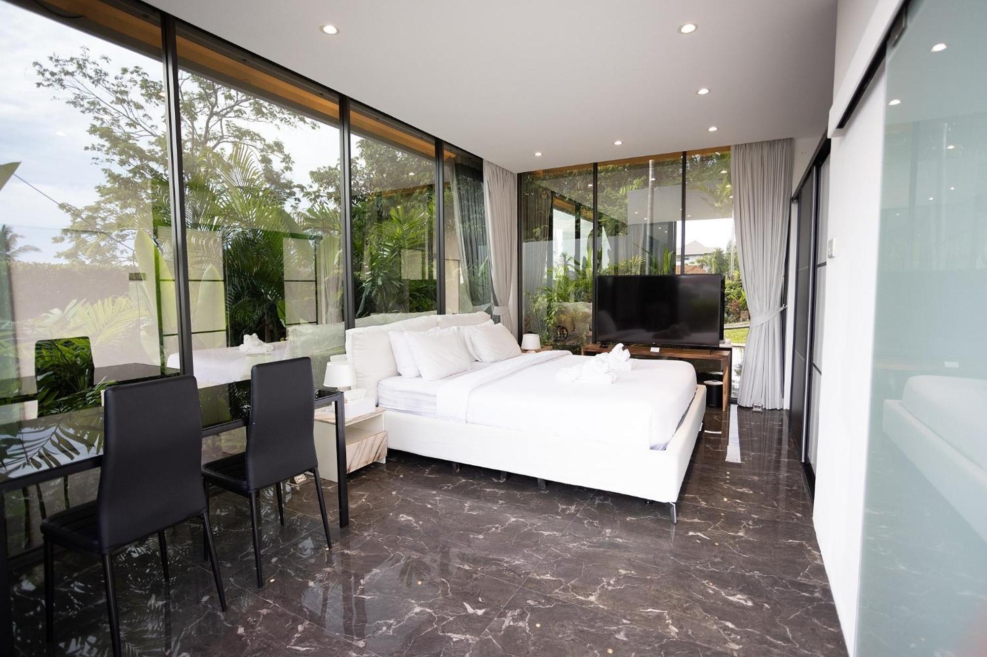 Villa Obsidian, With Staff, Sea View And Walk To Choeng Mon Beach Exteriör bild